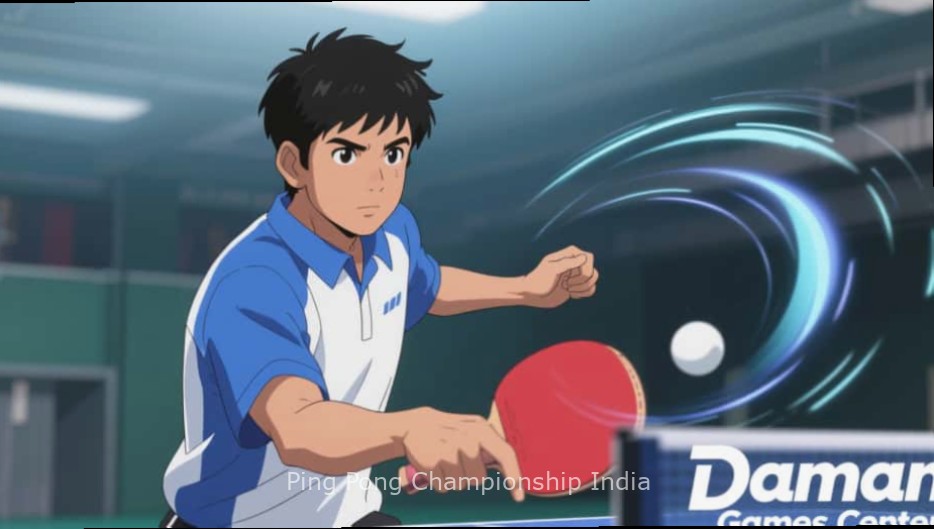 Ping Pong Championship India - Language Support Ping Pong Championship India language selection screen showing Hindi, Bengali, Tamil and Telugu options
