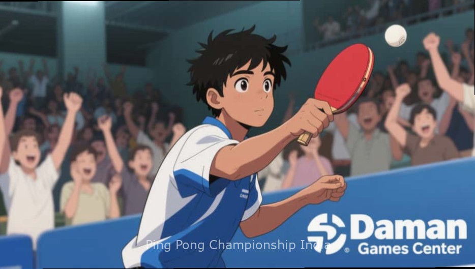 Ping Pong Championship India - Game Modes Ping Pong Championship India game modes selection screen with Indian themes